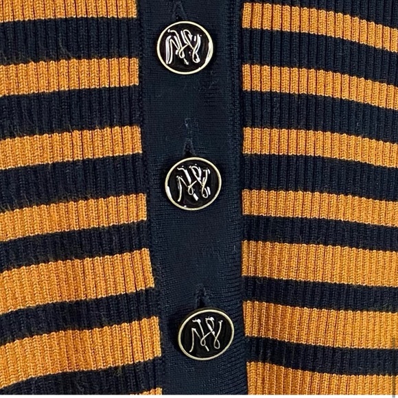 Karl Lagerfeld striped knit long sleeves top - Picture 2 of 5